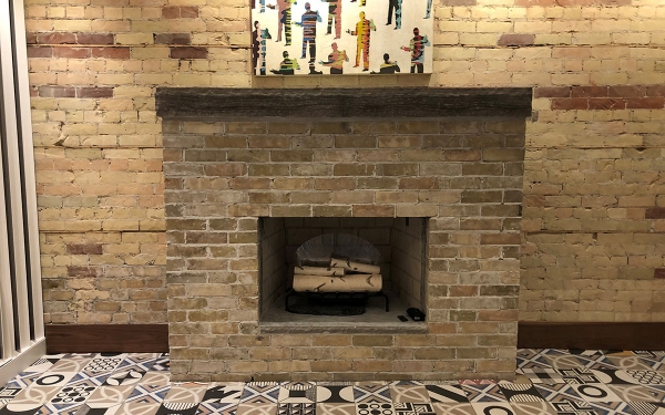 oakham cafe fireplace